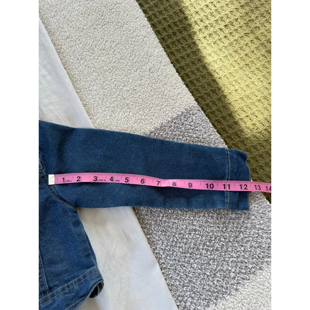 Girls picapino Blue Jean Jacket with Copper Buttons Size 4 (Toddler)